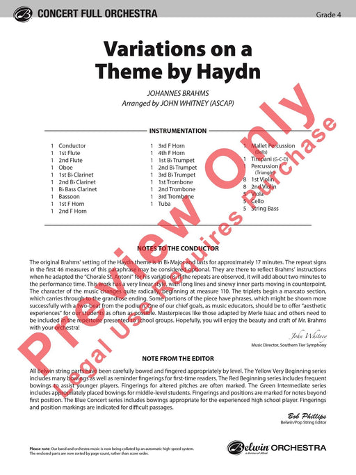 Variations on a Theme by Haydn 布拉姆斯 海頓主題變奏曲 | 小雅音樂 Hsiaoya Music