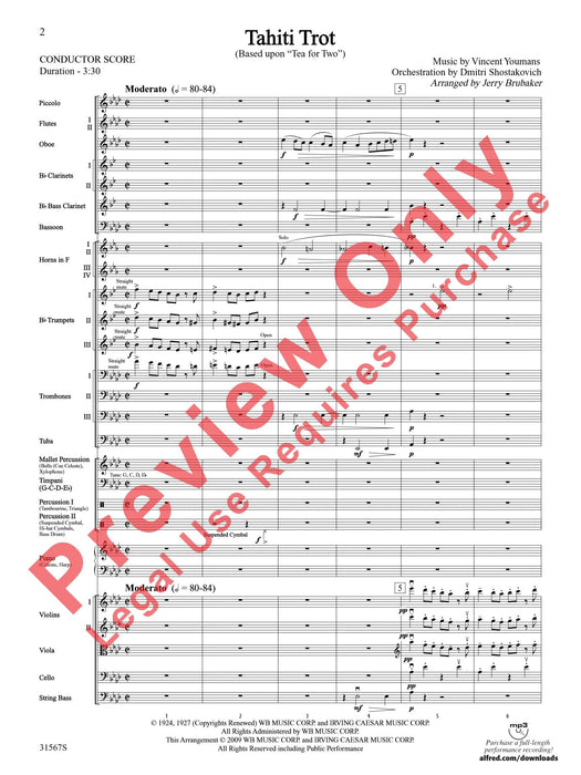 Tahiti Trot Based upon "Tea for Two" | 小雅音樂 Hsiaoya Music