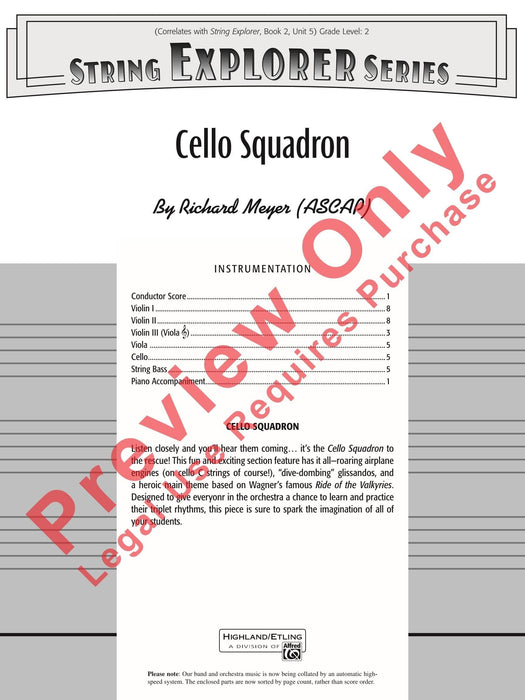 Cello Squadron Cello Section Feature 大提琴樂節 總譜 | 小雅音樂 Hsiaoya Music