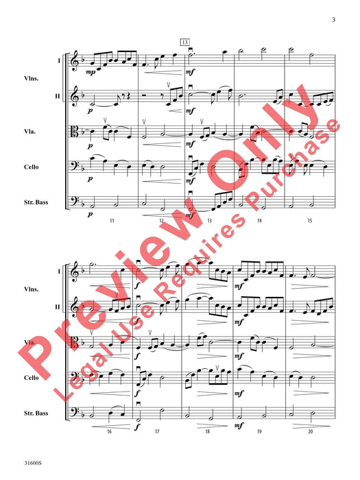 A Hero's Welcome Pavane for String Orchestra 帕凡 弦樂團 總譜 | 小雅音樂 Hsiaoya Music