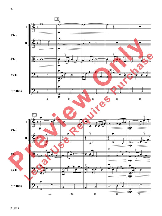 A Hero's Welcome Pavane for String Orchestra 帕凡 弦樂團 總譜 | 小雅音樂 Hsiaoya Music