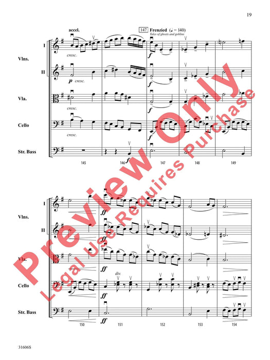 Legend of Sleepy Hollow 傳奇曲 總譜 | 小雅音樂 Hsiaoya Music