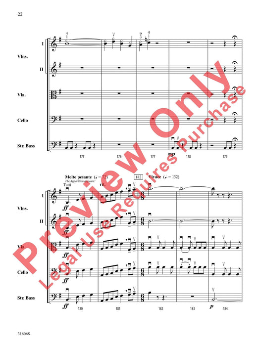 Legend of Sleepy Hollow 傳奇曲 總譜 | 小雅音樂 Hsiaoya Music