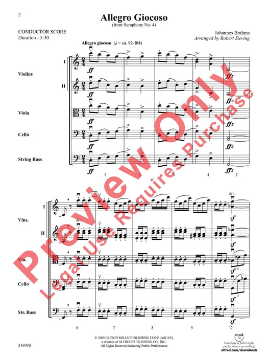 Allegro Giocoso (From Symphony No. 4) 布拉姆斯 快板 交響曲 | 小雅音樂 Hsiaoya Music