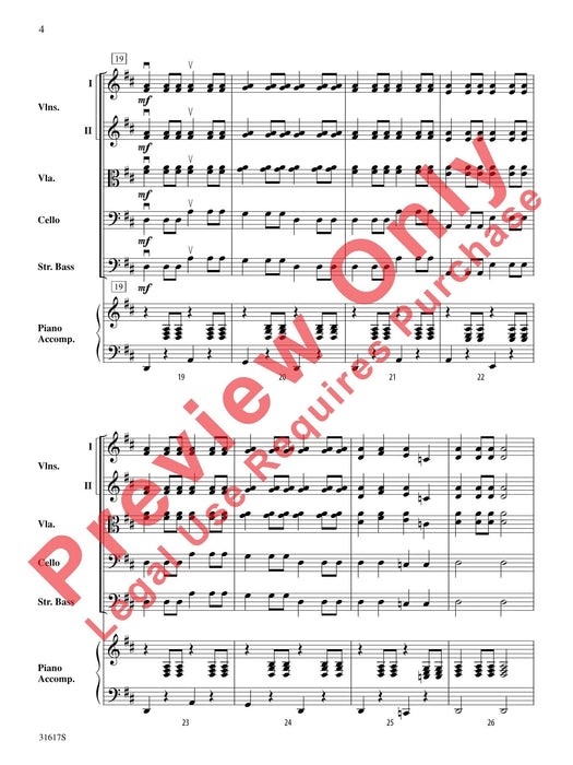 American Fiddle Medley Featuring: Cripple Creek / Boil Them Cabbage Down / Old Joe Clark / Soldier's Joy 提琴組合曲 總譜 | 小雅音樂 Hsiaoya Music