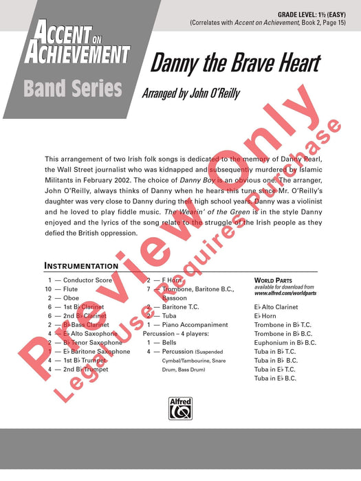 Danny the Brave Heart 總譜 | 小雅音樂 Hsiaoya Music