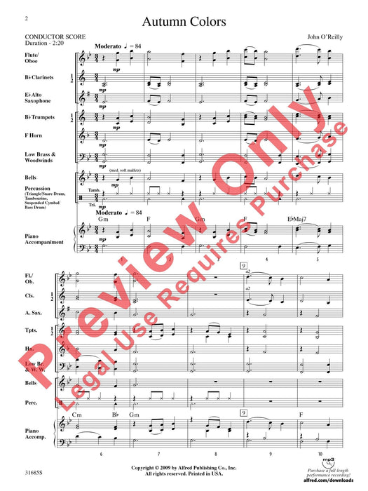 Autumn Colors 總譜 | 小雅音樂 Hsiaoya Music
