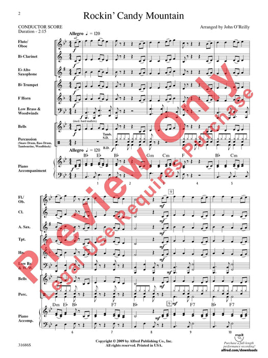 Rockin' Candy Mountain 總譜 | 小雅音樂 Hsiaoya Music