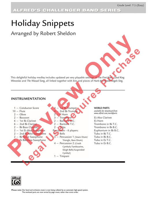 Holiday Snippets 總譜 | 小雅音樂 Hsiaoya Music