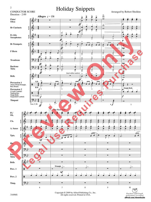 Holiday Snippets 總譜 | 小雅音樂 Hsiaoya Music