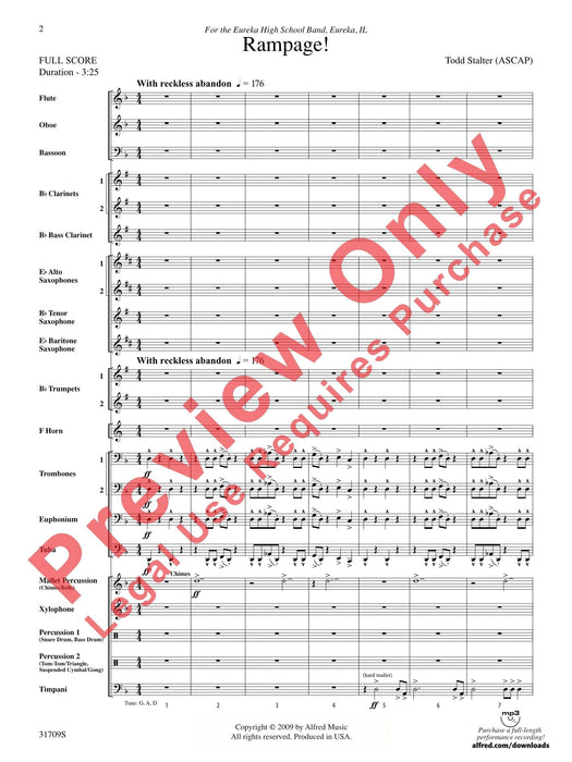 Rampage! 總譜 | 小雅音樂 Hsiaoya Music