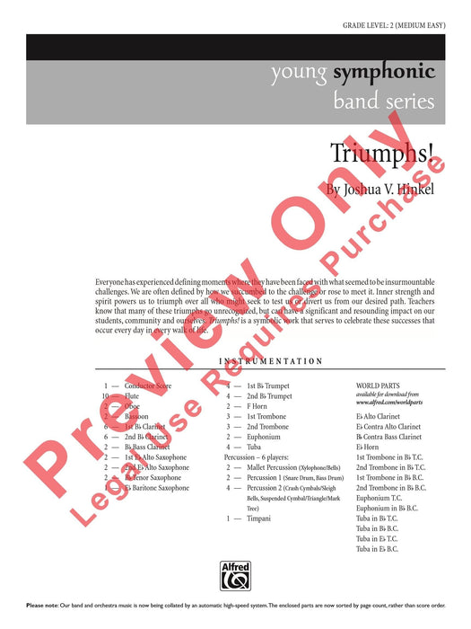 Triumphs! 總譜 | 小雅音樂 Hsiaoya Music