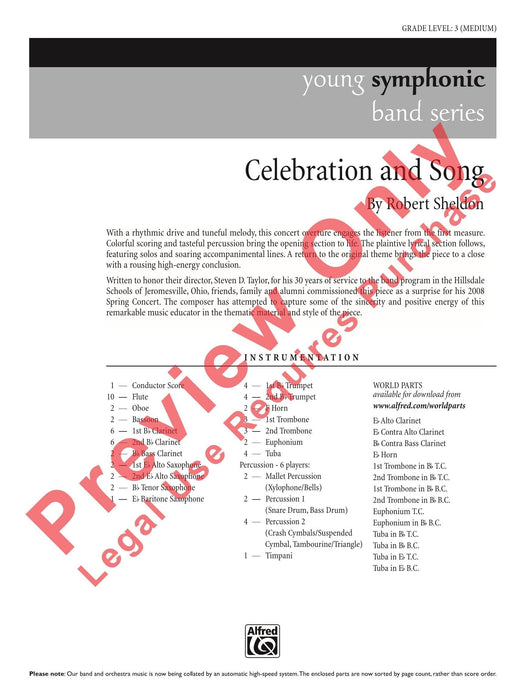 Celebration and Song 總譜 | 小雅音樂 Hsiaoya Music