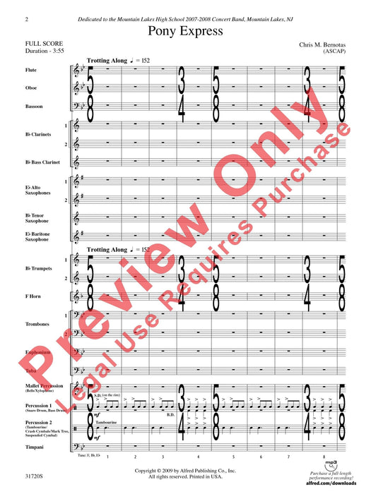 Pony Express 總譜 | 小雅音樂 Hsiaoya Music