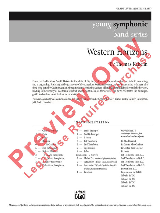 Western Horizons 總譜 | 小雅音樂 Hsiaoya Music