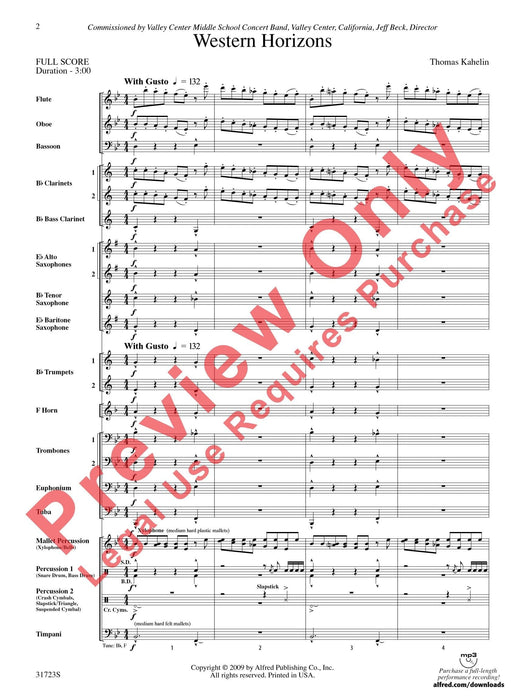 Western Horizons 總譜 | 小雅音樂 Hsiaoya Music