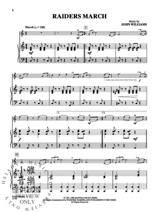 Indiana Jones and the Kingdom of the Crystal Skull Instrumental Solos for Strings 獨奏 弦樂 | 小雅音樂 Hsiaoya Music