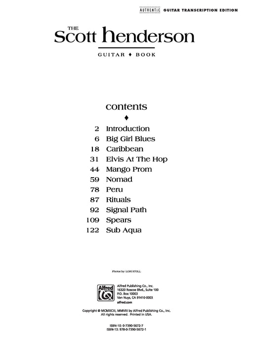 The Scott Henderson Guitar Book 吉他 | 小雅音樂 Hsiaoya Music
