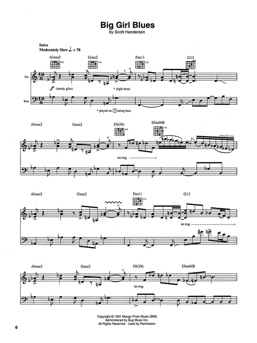 The Scott Henderson Guitar Book 吉他 | 小雅音樂 Hsiaoya Music