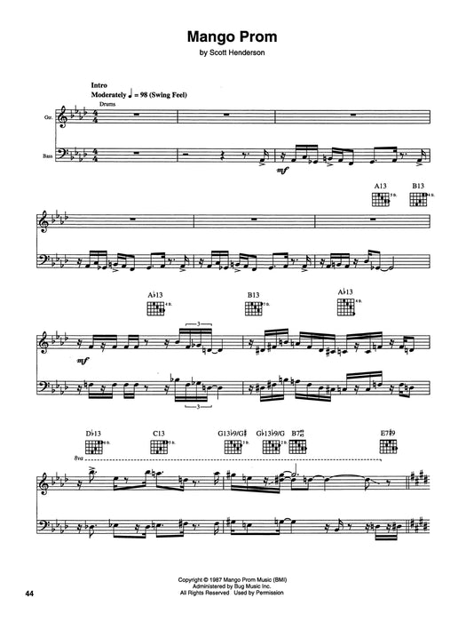 The Scott Henderson Guitar Book 吉他 | 小雅音樂 Hsiaoya Music