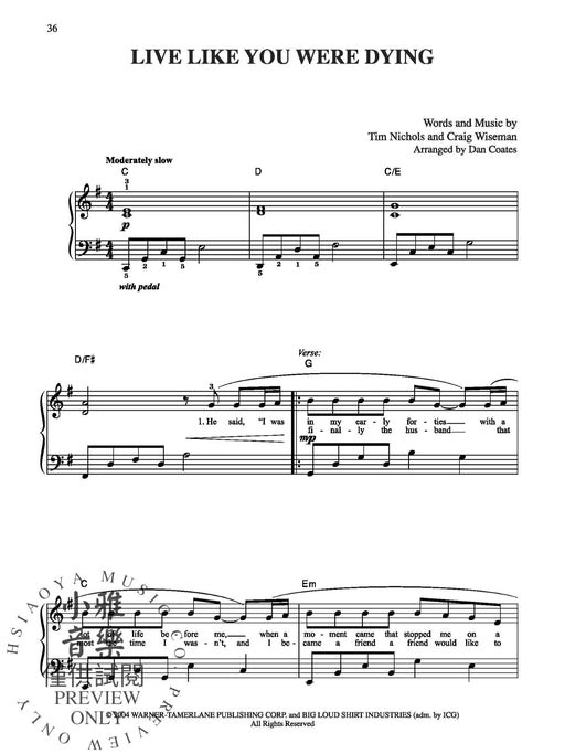 Kings & Queens of Country Sheet Music The Biggest Hits from Country's Top Artists | 小雅音樂 Hsiaoya Music