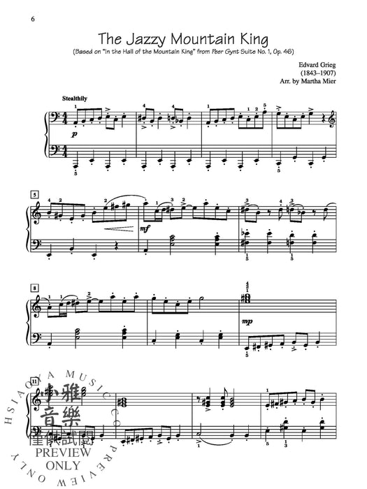 Classical Jazz, Rags & Blues, Book 3 10 Classical Melodies Arranged in Jazz Styles for Intermediate to Late Intermediate Pianists 古典 藍調 古典 爵士音樂 | 小雅音樂 Hsiaoya Music