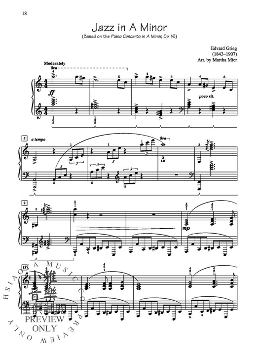 Classical Jazz, Rags & Blues, Book 4 7 Classical Melodies Arranged in Jazz Styles for Late Intermediate Pianists 古典 藍調 古典 爵士音樂 | 小雅音樂 Hsiaoya Music