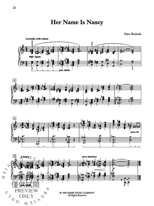 Dave Brubeck at the Piano 鋼琴 | 小雅音樂 Hsiaoya Music