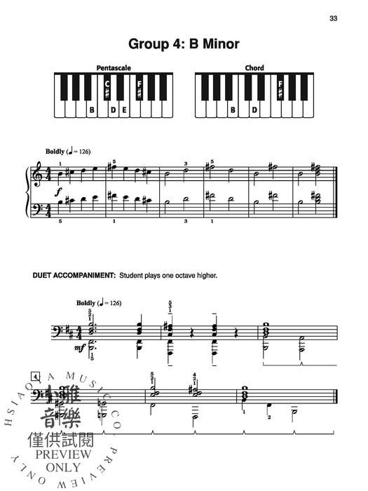 Pentascale Pro, Book 2 An Introduction to Major and Minor 5-Finger Patterns 導奏 | 小雅音樂 Hsiaoya Music