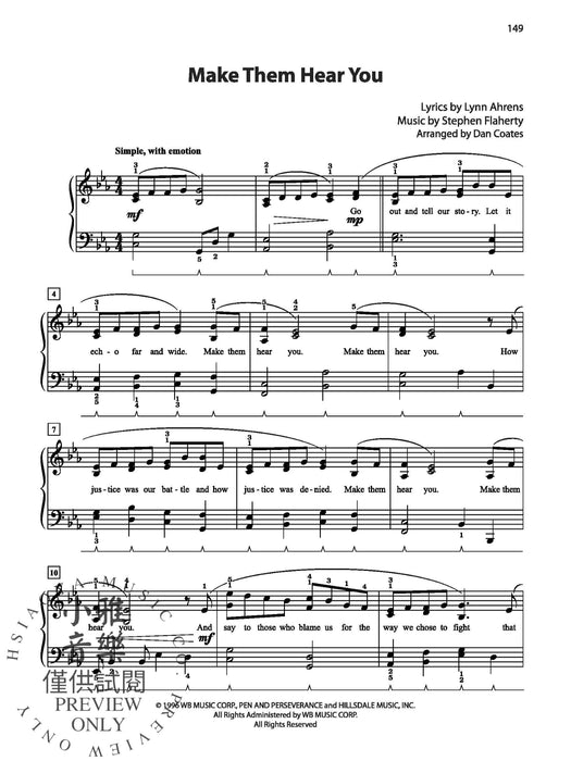 Broadway's Best Collection 50 Selections from Favorite Musicals | 小雅音樂 Hsiaoya Music