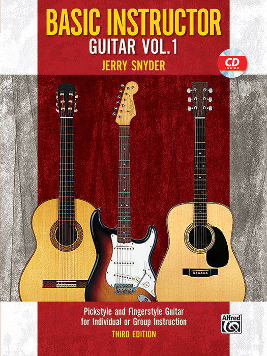 Basic Instructor Guitar 1 (3rd Edition) Pickstyle and Fingerstyle Guitar for Individual or Group Instruction 吉他 | 小雅音樂 Hsiaoya Music