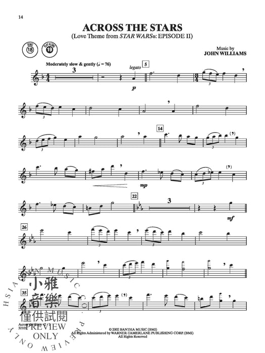 Star Wars® Instrumental Solos (Movies I-VI) 獨奏 | 小雅音樂 Hsiaoya Music