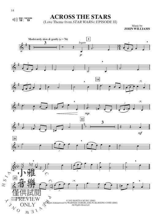 Star Wars® Instrumental Solos (Movies I-VI) 獨奏 | 小雅音樂 Hsiaoya Music