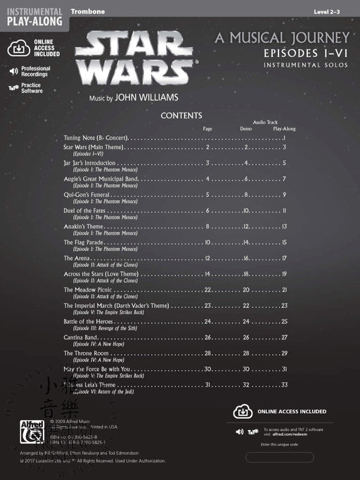 Star Wars® Instrumental Solos (Movies I-VI) 獨奏 | 小雅音樂 Hsiaoya Music