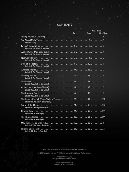 Star Wars® Instrumental Solos for Strings (Movies I-VI) 獨奏 弦樂 | 小雅音樂 Hsiaoya Music