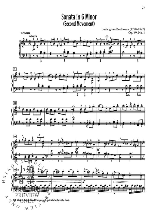Audition Repertoire for the Advancing Pianist, Book 1 Two Stylistically Balanced and Technically Diverse Programs | 小雅音樂 Hsiaoya Music