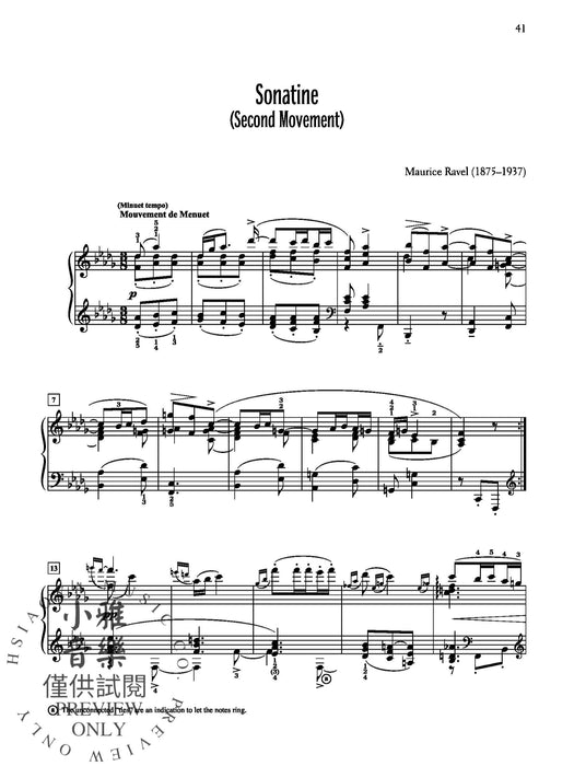 Audition Repertoire for the Advancing Pianist, Book 2 Two Stylistically Balanced and Technically Diverse Programs | 小雅音樂 Hsiaoya Music