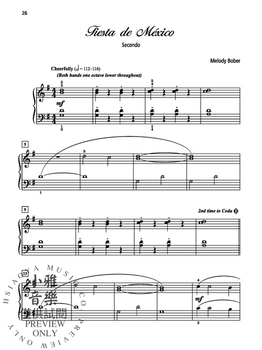 Grand Duets for Piano, Book 2 8 Elementary Pieces for One Piano, Four Hands 二重奏 鋼琴 小品 鋼琴四手聯彈 | 小雅音樂 Hsiaoya Music