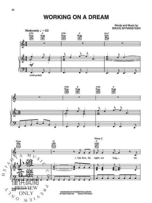 Bruce Springsteen: Working on a Dream | 小雅音樂 Hsiaoya Music