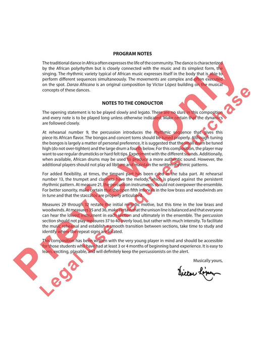 Danza Africana 總譜 | 小雅音樂 Hsiaoya Music