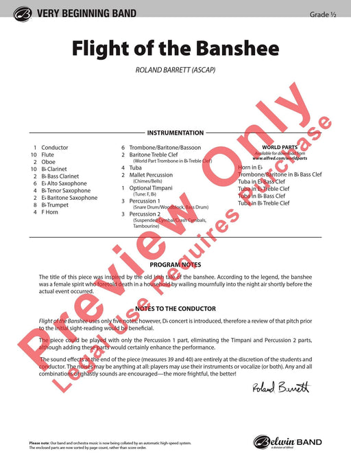 Flight of the Banshee 總譜 | 小雅音樂 Hsiaoya Music