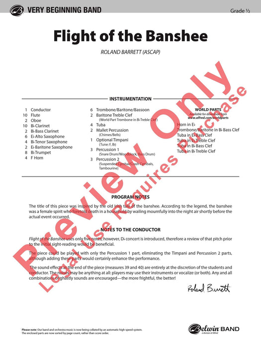 Flight of the Banshee 總譜 | 小雅音樂 Hsiaoya Music