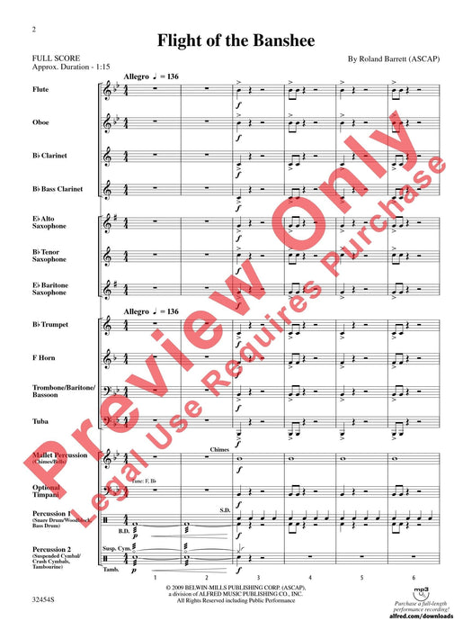 Flight of the Banshee 總譜 | 小雅音樂 Hsiaoya Music