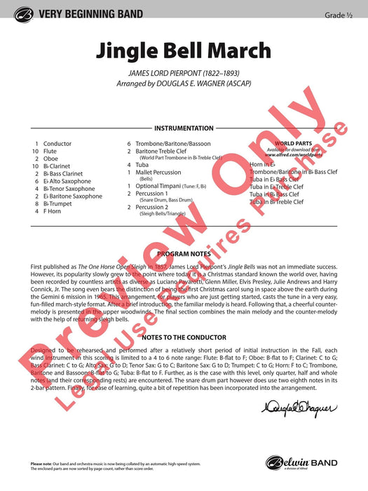 Jingle Bell March 進行曲 總譜 | 小雅音樂 Hsiaoya Music