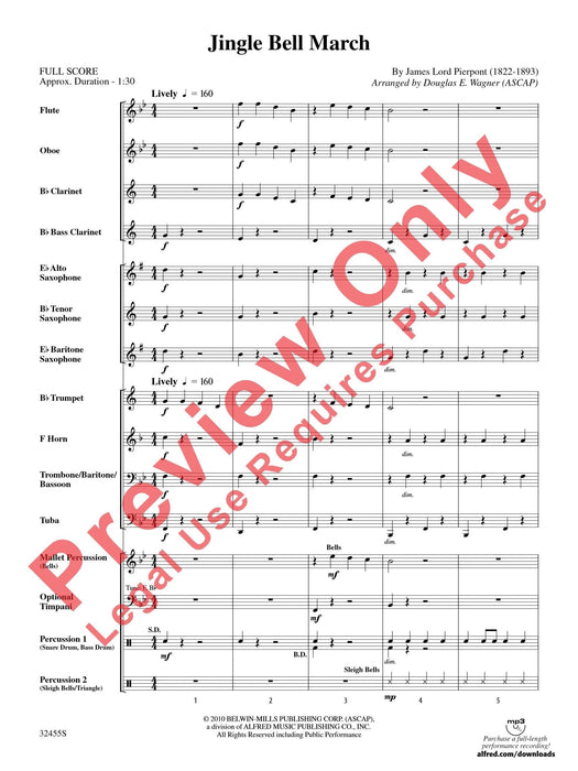 Jingle Bell March 進行曲 總譜 | 小雅音樂 Hsiaoya Music