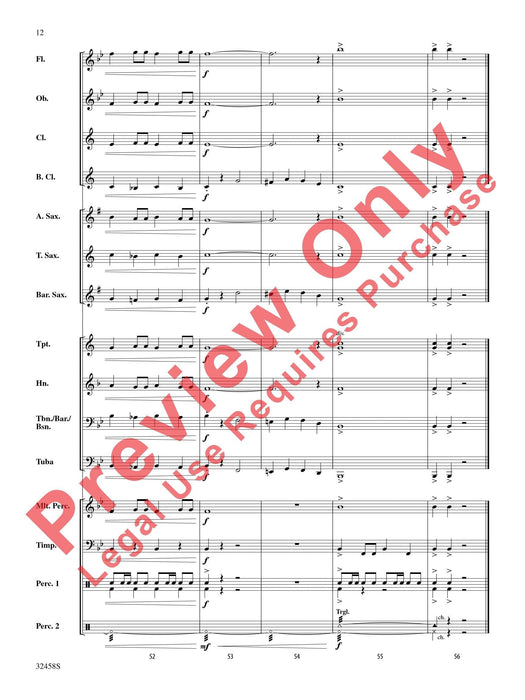 Ovation A Celebration for Band 總譜 | 小雅音樂 Hsiaoya Music