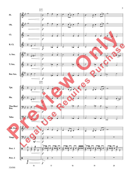 Ovation A Celebration for Band 總譜 | 小雅音樂 Hsiaoya Music