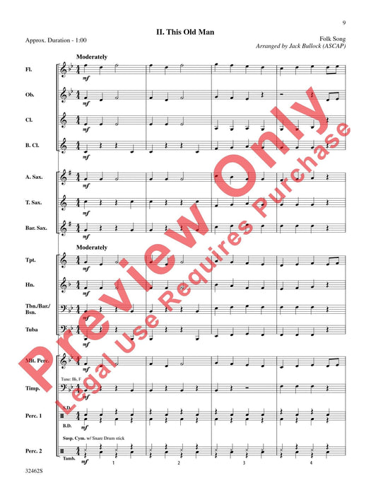 Belwin Beginning Band Kit #6 A Complete Concert Including: Red River Valley / This Old Man / A Bicycle Built for Two / William Tell Overture 音樂會 威廉泰爾序曲 總譜 | 小雅音樂 Hsiaoya Music
