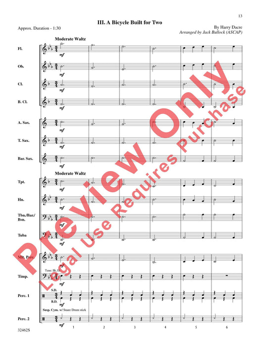 Belwin Beginning Band Kit #6 A Complete Concert Including: Red River Valley / This Old Man / A Bicycle Built for Two / William Tell Overture 音樂會 威廉泰爾序曲 | 小雅音樂 Hsiaoya Music