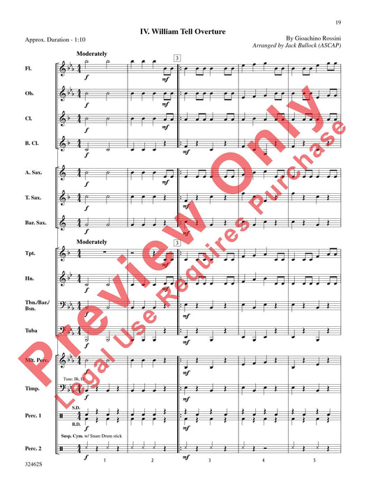 Belwin Beginning Band Kit #6 A Complete Concert Including: Red River Valley / This Old Man / A Bicycle Built for Two / William Tell Overture 音樂會 威廉泰爾序曲 | 小雅音樂 Hsiaoya Music